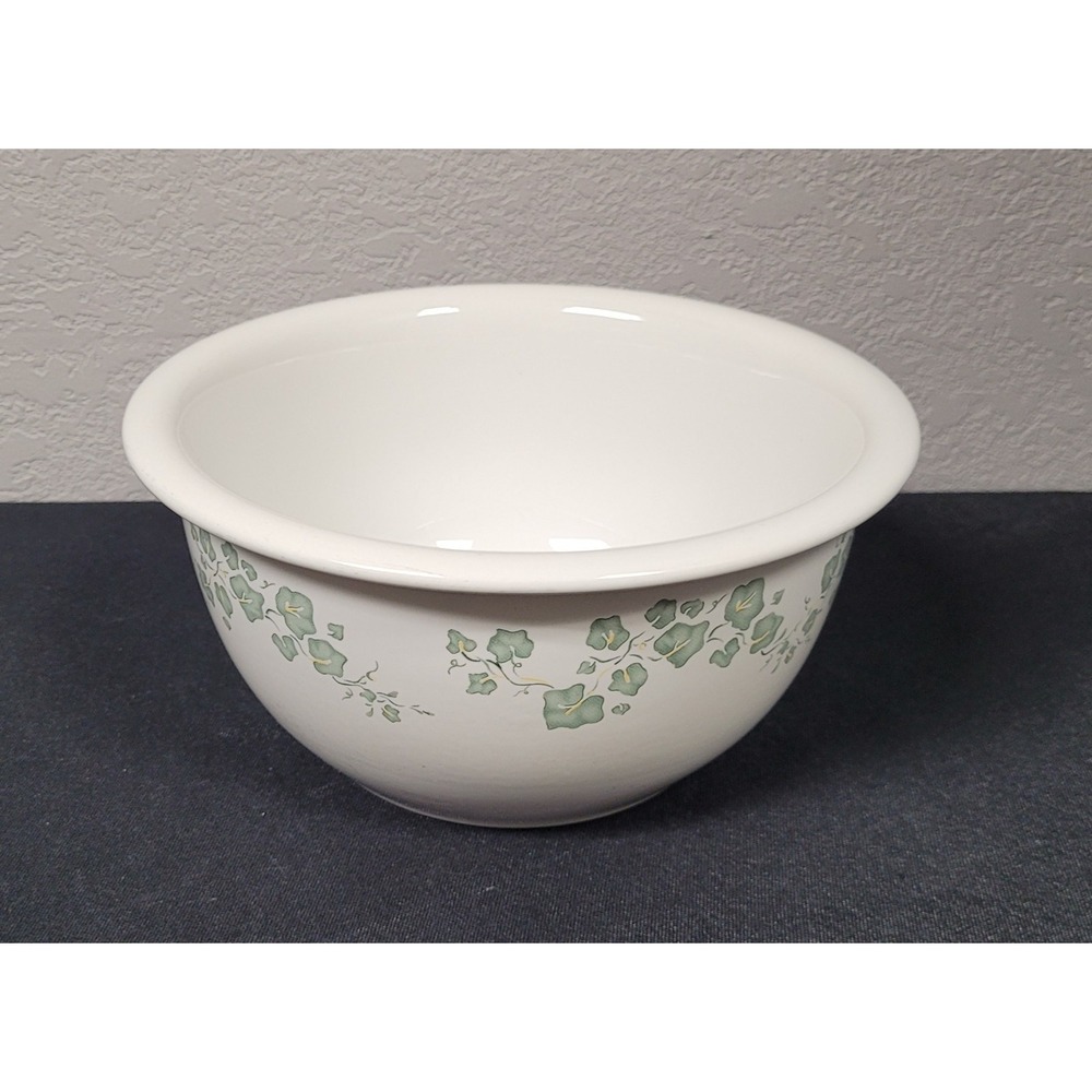 Vintage Corelle Coordinates Callaway Ivy 2 Qt Stoneware Mixing Bowl Green Vine